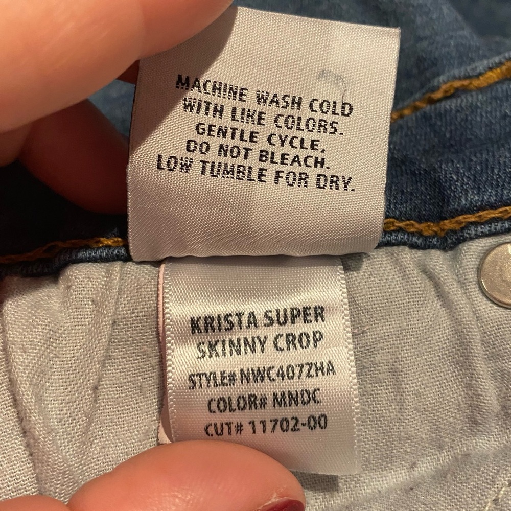 Hudson 28 Krista Super Skinny Crop Jeans - Picture 9 of 10